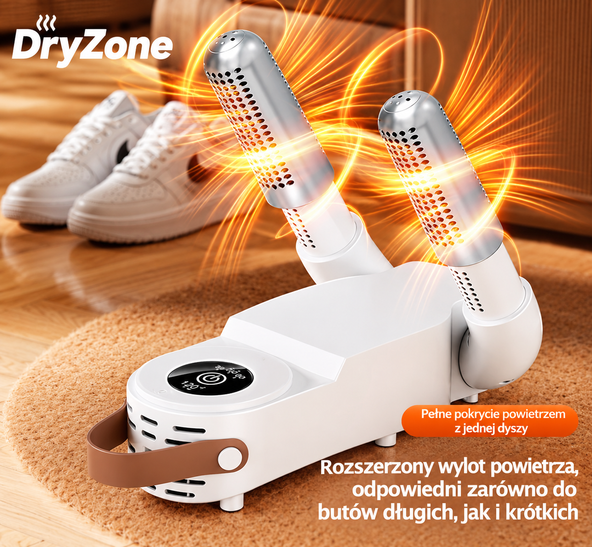 👟 Suszarka do butów 130W – szybkie suszenie, świeżość i wygoda